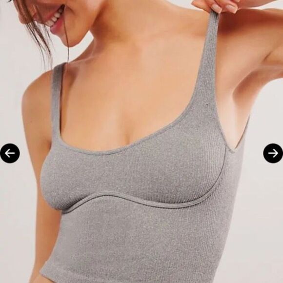 Free People XS The Meg Seamless Crop Top - Picture 3 of 7
